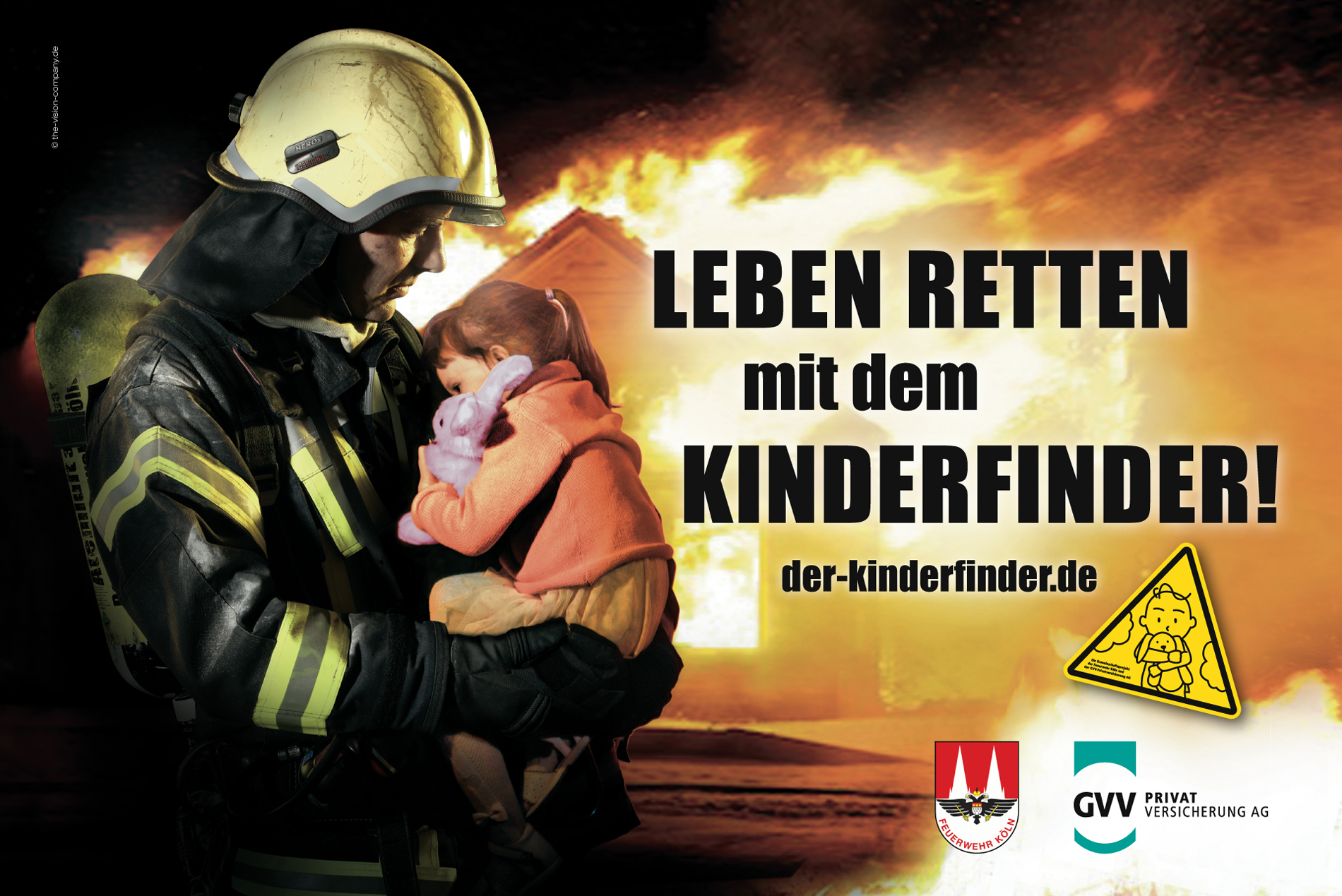 Der Kinderfinder Unsere Kampagne Mit Der Feuerwehr Fur Die Gvv
